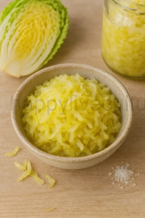 Napa Chinese Cabbage Sauerkraut – Traditional Fermented Kraut - Image 5