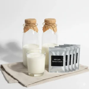 Organic milk kefir starter culture – 5 sachets pack