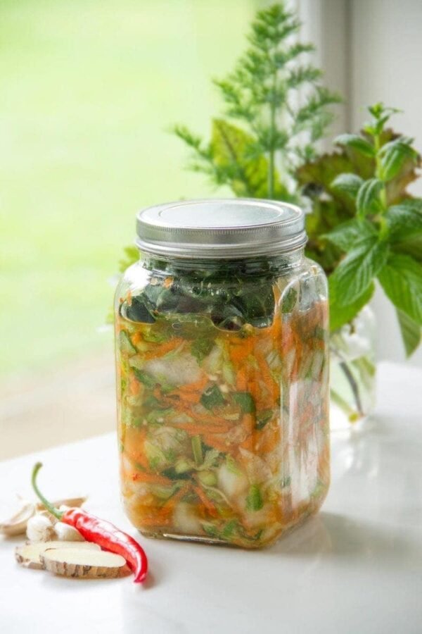 Green Kimchi – Mild Fermented Vegan Korean Delight - Image 2