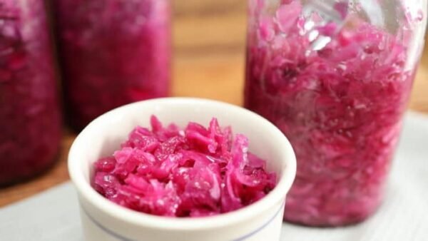 Red Cabbage Sauerkraut – Fermented Kraut - Image 2