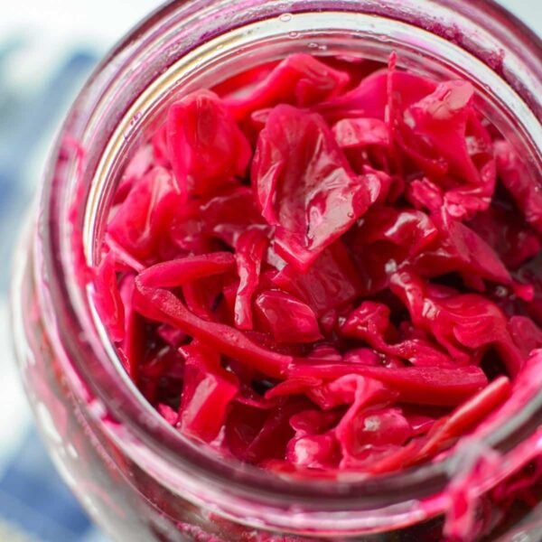 Red Cabbage Sauerkraut – Fermented Kraut