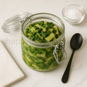 Green Kimchi – Mild Fermented Vegan Korean Delight