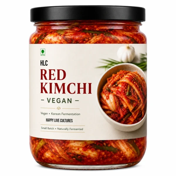 Red Kimchi – Vegan Fermented Korean Kimchi