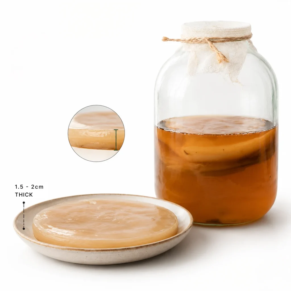 Premium Thick Sized Kombucha Tea Scoby
